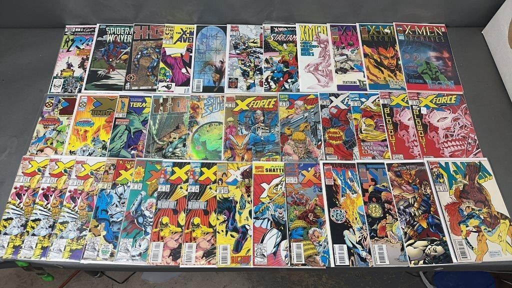 36pc X-Men & Related Marvel Comic Books