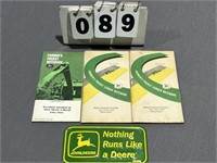 Mattoon & Arthur John Deere Pocket Ledgers