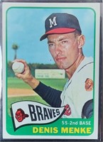 1965 Topps Denis Menke #327 Milwaukee Braves