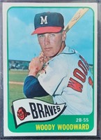 1965 Topps Woody Woodward #487 Milwaukee Braves