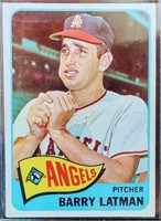 1965 Topps Barry Latman #307 Los Angeles Angels