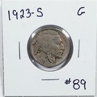 1923-S  Buffalo Nickel   G