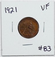 1921  Lincoln Cent   VF