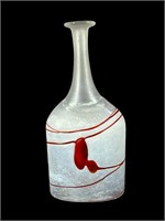 A Signed (Ineligible) Blown Glass Vase