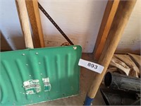 Aluminum Snow Shovel, Rock Rake, Leaf Rakes