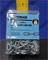 Peerless #4 Straight Link Coil Chain 10ft