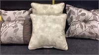 Assortment of pillows, Atwin XL comforter &