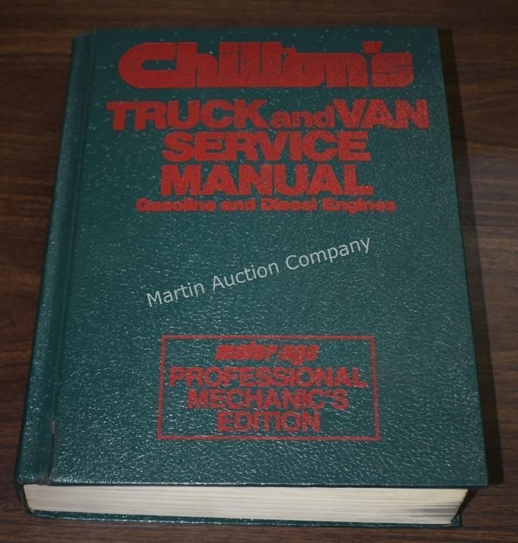 (O) Chilton's Truck and Van Service Manual 1984