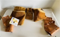 Stanley Leather Hammer Holster & 2 Drill Holsters