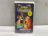 Vintage Sealed Disney Lady & The Tramp VHS Tape