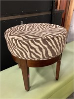 18” tall round foot stool