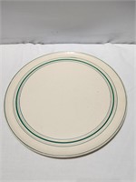 Vintage Plate with Green & Gold