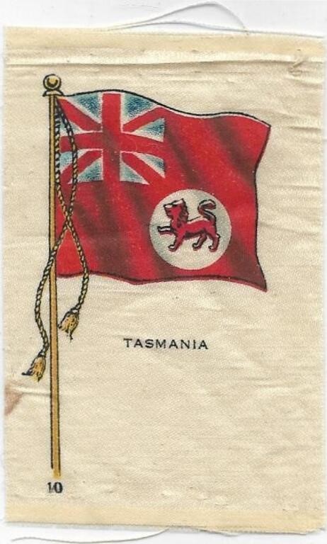 1910s BDV Flags of the World Silks Tasmania