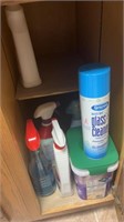 Cupboard Lot of Cleaning Supplies