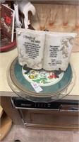 Lot of Assorted Plates and Bible Decor