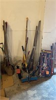 Large lot of yard tools and other