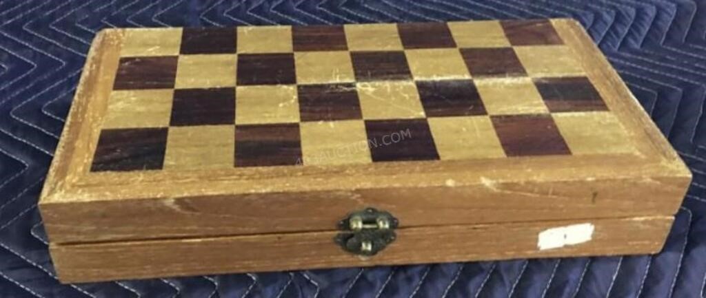 Vintage Chess Game 16” x 16”