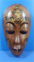 Handcarved Tribal Bali Mask 39"Lx8"W