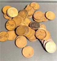 Lot of 1919 Wheat pennies