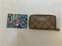 Coach Wallet & Anthropology Card Holder