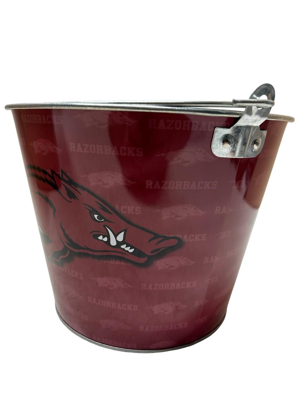 (CASE of 25)NCAA Arkansas Razorbacks Hype Bucket