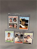 (5) 1964 Baseball Star Cards- Stargell, Brock, etc
