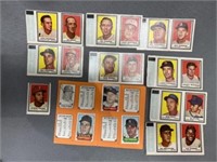 1960's Baseball Stamps, Including Mickey Mantle