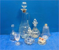 Various clear glass