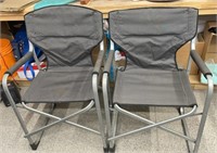 Pair of Folding Chairs *LYS.  NO SHIPPING