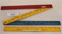 Wood Ruler & Sales Sample Folding Yardstick