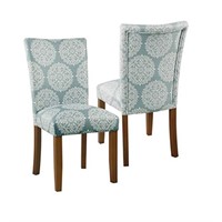 HomePop Classic Parsons Dining Chair - Blue and