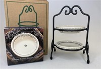 NIB Miniature 2 pie server with pie plates