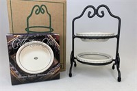 NIB Miniature 2 pie server with pie plates