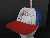 ORIGINAL AUTOGRAPHED 1984 OLYMPICS LOS ANGELES HAT