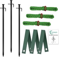 Heavy Duty Tree Stake Kit - 11.8 Inch 3 Stakes