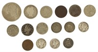 US SILVER & COPPER TYPE COINS