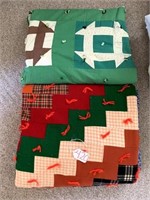 2 QUILTS - HOMEMADE
