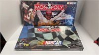 (2) New In Box  Dale Earnhardt Monopoly & NASCAR