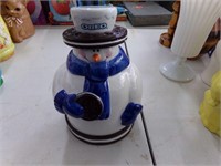 Oreo snowman cookie jar