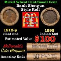 Small Cent Mixed Roll Orig Brandt McDonalds Wrappe