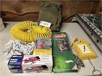 FOOT PUMP ,CAMP SHOWER AIR HOSE LOT