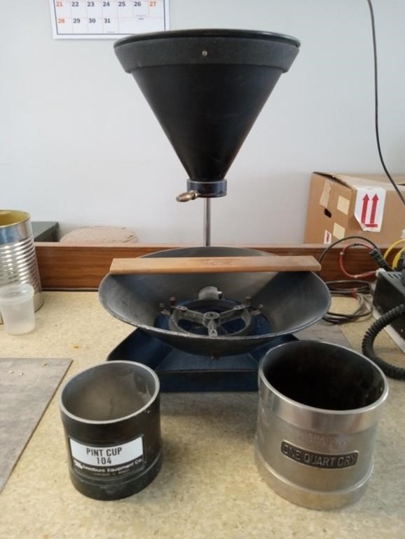 Test Weight Funnel & Cups