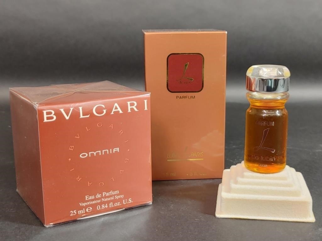 Unopened Bvlgari Omnia & L de Lubin Parfum