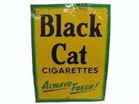 BLACK CAT CIGARETTES ALWAYS FRESH SST SIGN