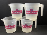 Budweiser/Bud Light Plastic Pitchers