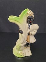 1950's Blackamoor Figural Ceramic Vase