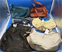 6 New & Used Purses Including Some Leather
