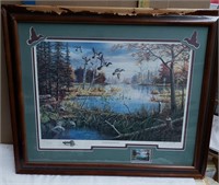 Ken Zylla 1989 Commemortive Framed Picture