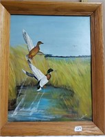 Framed Original 'On the Wing' by Madge Nougler