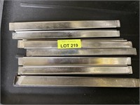 QTY STAINLESS STEEL 12" DIVIDER BARS